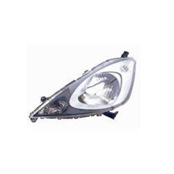 HONDA JAZZ 08-* FAROL ESQUERDO MANUAL/ELÉCTRICO INTERIOR NEGRO