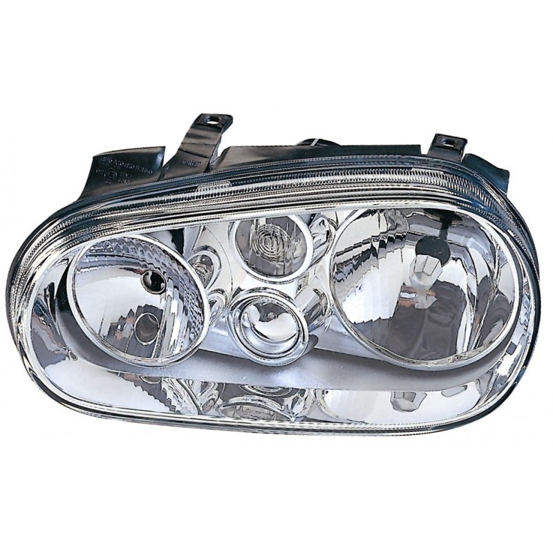 VW GOLF 97-* FAROL ESQUERDO ELÉCTRICO (H7/H1)