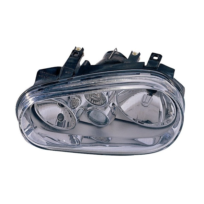 VW GOLF 97-* FAROL ESQUERDO ELÉCTRICO (H7/H1/H3)
