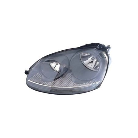 VW GOLF V/JETTA 03-* FAROL ESQUERDO ELÉCTRICO INTERIOR CINZA