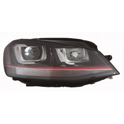 VW GOLF VII 13-* FAROL DIREITO ELÉCTRICO COM MOTOR INTERIOR NEGRO (D3S/H7) (GTI)