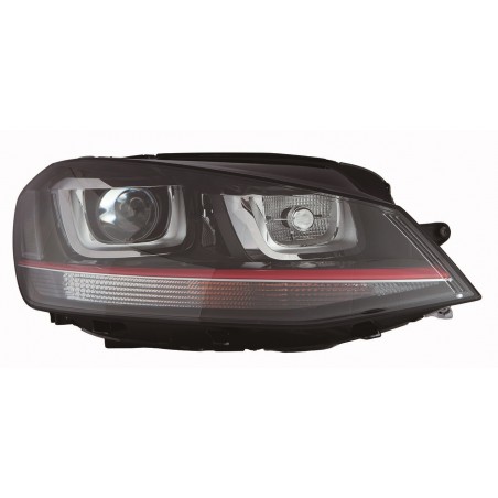 VW GOLF VII 13-* FAROL DIREITO ELÉCTRICO COM MOTOR INTERIOR NEGRO (D3S/H7) (GTI)