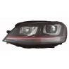 VW GOLF VII 13-* FAROL ESQUERDO ELÉCTRICO COM MOTOR INTERIOR NEGRO (D3S/H7) (GTI)