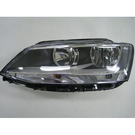 VW JETTA 11-* FAROL ESQUERDO ELÉCTRICO COM MOTOR INTERIOR NEGRO (H7)