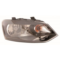 VW POLO 09-* FAROL DIREITO ELÉCTRICO INTERIOR NEGRO (T/VALEO) (H4)