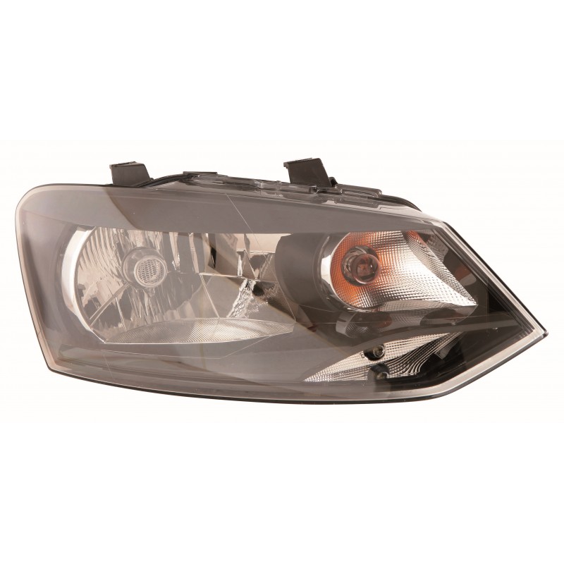 VW POLO 09-* FAROL DIREITO ELÉCTRICO INTERIOR NEGRO (T/VALEO) (H4)