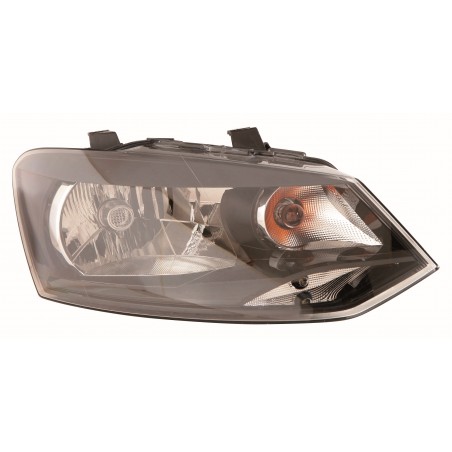 VW POLO 09-* FAROL DIREITO ELÉCTRICO INTERIOR NEGRO (T/VALEO) (H4)