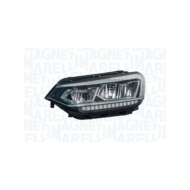 VW TOURAN 2015-* FAROL ESQUERDO ELÉCTRICO COM LUZ DIURNA M/MARELLI (LED)