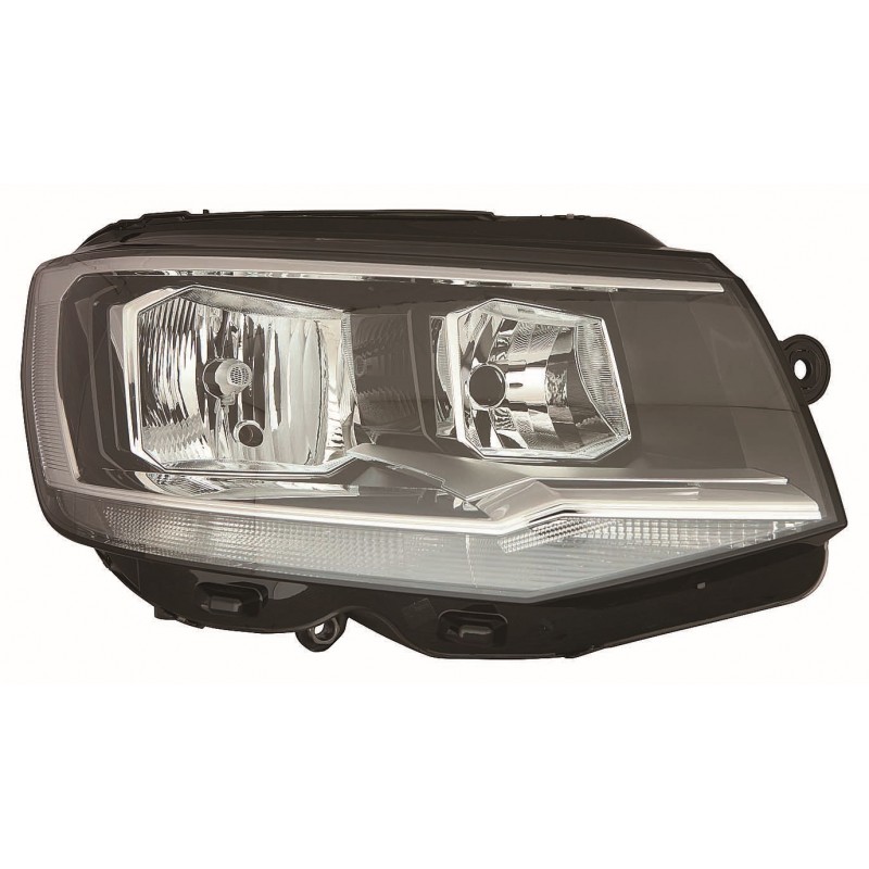 VW TRANSPORTER 16-* FAROL DIREITO ELÉCTRICO COM MOTOR INTERIOR NEGRO H7/H7/PWY24W/W21W/W5W
