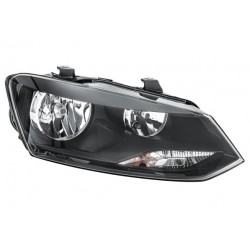 FAROL DIREITO H7/H7 INTERIOR ESCURO VW POLO 2014.03-