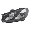 FAROL ESQUERDO BI-XENON+LCD+CURV VW GOLF VI 2009/04-