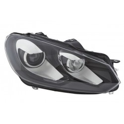 FAROL DIREITO BI-XENON+LCD+CURV VW GOLF VI 2009/04-