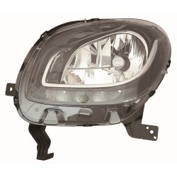 SMART FORFOUR 14-* FAROL ESQUERDO ELÉCTRICO INTERIOR NEGRO MODELO BASE (H4/LED)
