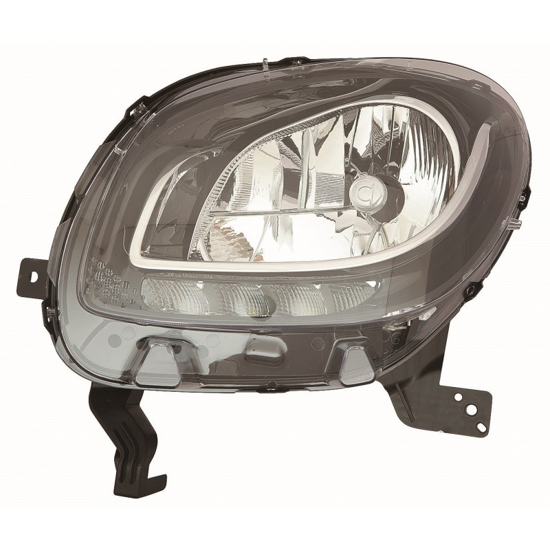 SMART FORFOUR 14-* FAROL ESQUERDO ELÉCTRICO INTERIOR NEGRO MODELO BASE (H4/LED)