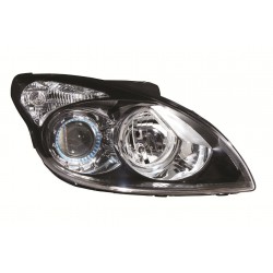 HYUNDAI I30 07-* FAROL DIREITO ELÉCTRICO INTERIOR NEGRO