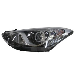 HYUNDAI I30 H/B 15-* FAROL ESQUERDO ELÉCTRICO COM MOTOR INTERIOR CROMADO (H7/H7/PY21W/W5W)