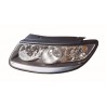 HYUNDAI SANTA FE 2006-* FAROL ESQUERDO MANUAL/ELÉCTRICO INTERIOR NEGRO