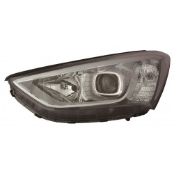 HYUNDAI SANTA FE 2013-* FAROL ESQUERDO ELÉCTRICO (H7/H7) (LED)