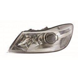 SKODA OCTAVIA 09-* FAROL ESQUERDO ELÉCTRICO COM MOTOR INTERIOR NEGRO
