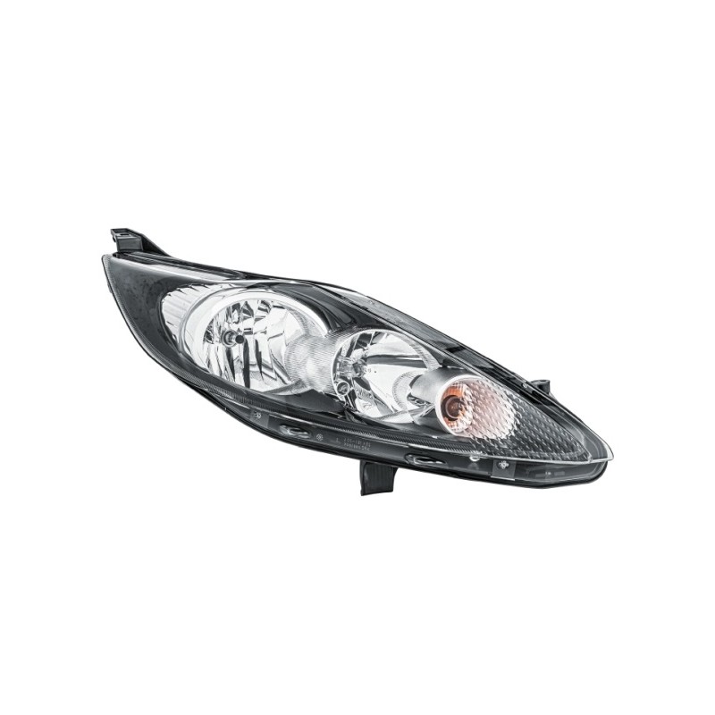 FAROL DIREITO NEGRO FORD FIESTA 2008/09-