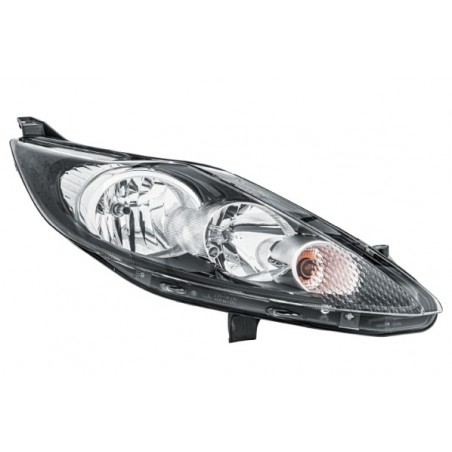 FAROL DIREITO NEGRO FORD FIESTA 2008/09-