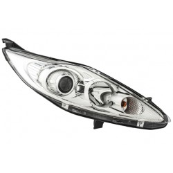 FAROL DIREITO PRATEADO FORD FIESTA 2008/06-