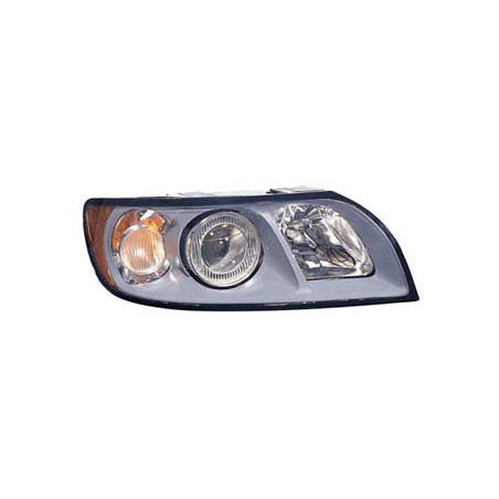 VOLVO V50 04-* FAROL ESQUERDO ELÉCTRICO INTERIOR CINZA (H7/HB3/P21W/W5W)