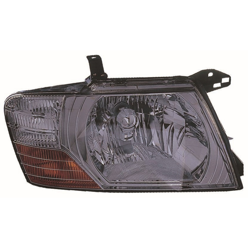 MITSUBISHI PAJERO 03-* FAROL DIREITO MANUAL/ELÉCTRICO INTERIOR CROMADO