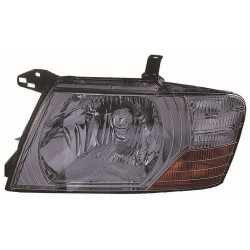 MITSUBISHI PAJERO 03-* FAROL ESQUERDO MANUAL/ELÉCTRICO INTERIOR CROMADO