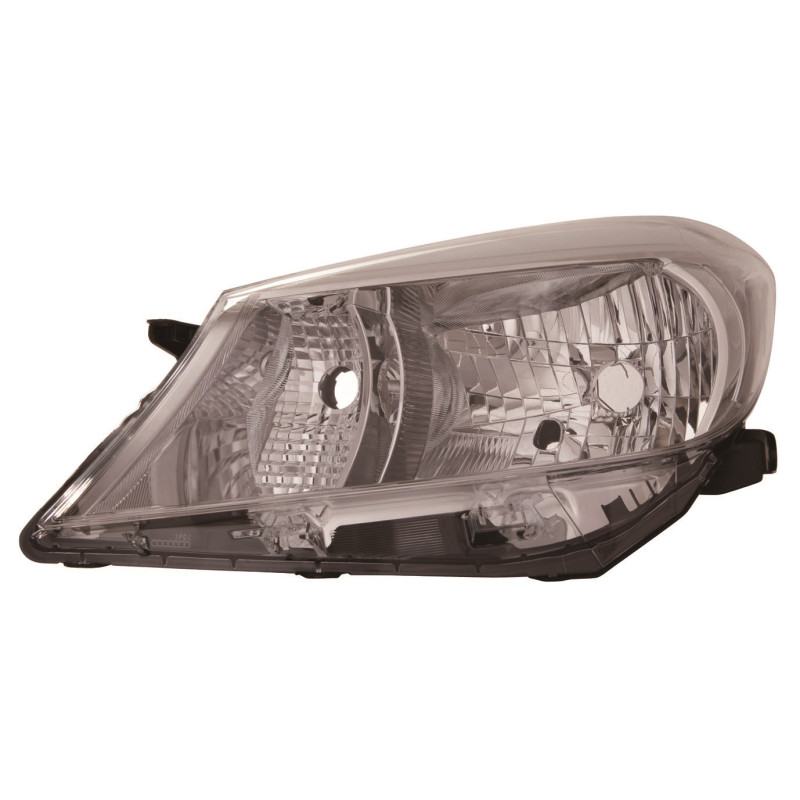 TOYOTA YARIS 12-* FAROL ESQUERDO ELÉCTRICO (COM REBORDO CINZA ESCURO)