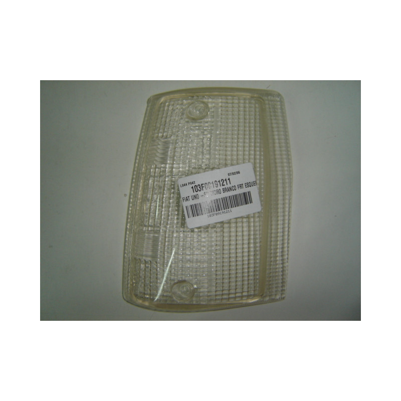 FIAT UNO -89* VIDRO FAROLIM BRANCO FRENTE ESQUERDO (BRANCO)