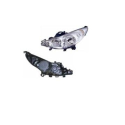 PEUGEOT 207 06-* FAROL ESQUERDO ELÉCTRICO SEM FAROL NEVOEIRO (H7/H1)