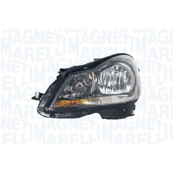 MERCEDES C-CLASS (W204) 10-* FAROL ESQUERDO INT CINZA S/NEV MM (HALOGENIO)