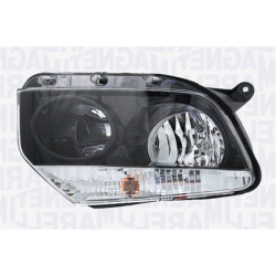 DACIA DUSTER 10-* FAROL DIREITO NEGRO SEM NEVOEIRO M/MARELLI (H1/H7)