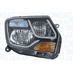 DACIA DUSTER 13-* FAROL DIREITO SEM NEVOEIRO COM LUZ DIURNA AZUL M/MARELLI (H1/H7)
