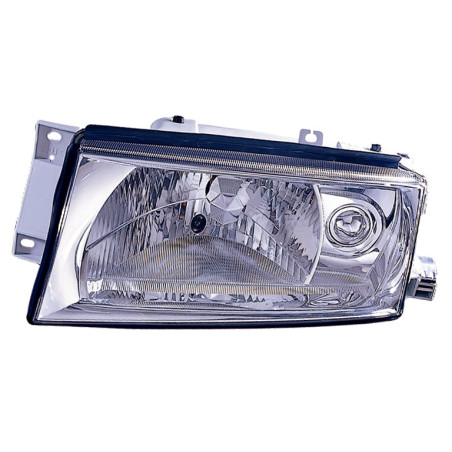 SKODA OCTAVIA 01-* FAROL ESQUERDO ELÉCTRICO COM FAROL NEVOEIRO