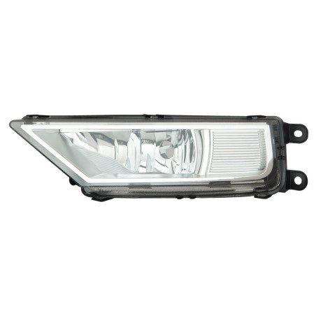 VW TIGUAN 16-* FAROL NEVOEIRO ESQUERDO INTERIOR CROMADO (H8)