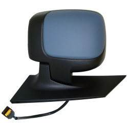 FIAT SCUDO/JUMPER/EXPERT 2007-* ESPELHO ESQUERDO ELÉCTRICO CONVEXO TÉRMICO (2 VIDROS)