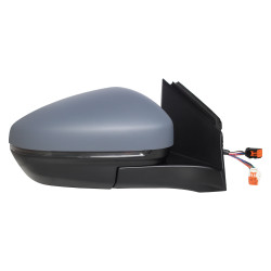 PEUGEOT 3008/5008 16-* ESPELHO DIREITO PARA PINTAR REBATÍVEL COM PISCA COM ÂNGULO MORTO COM SENSOR 18 PINOS