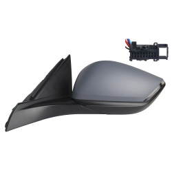 PEUGEOT 308/ASTRA 2021.07-* ESPELHO ESQUERDO ELÉCTRICO TÉRMICO COM PISCA CONVEXO PARA PINTAR 6 PINOS
