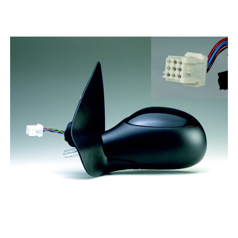 PEUGEOT 206 98-* ESPELHO ESQUERDO ELÉCTRICO PARA PINTAR ASFÉRICO TÉRMICO
