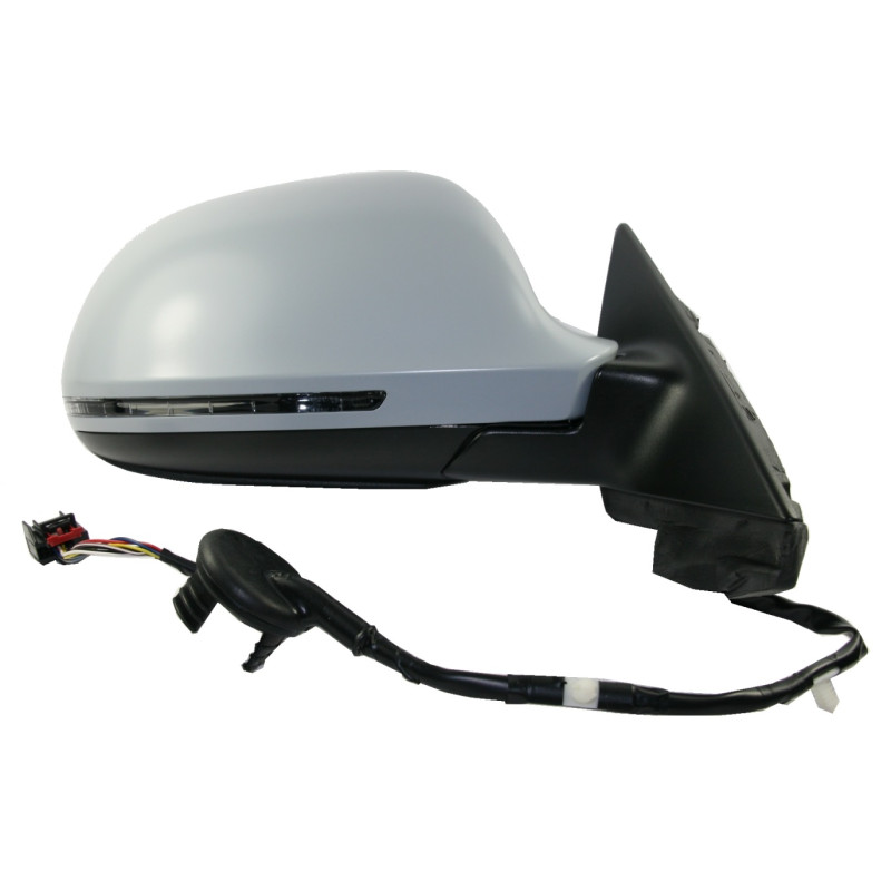AUDI A3 08-10* ESPELHO DIREITO ELÉCTRICO PARA PINTAR CONVEXO TÉRMICO COM PISCA 8 PINOS (5 PORTAS)