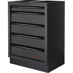 MOBILIO OFICINA MODULAR MULTIPLEX, 6 ELEMENTOS MOBILIO PRETO