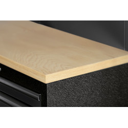 MOBILIO OFICINA MODULAR MULTIPLEX, 6 ELEMENTOS MOBILIO PRETO