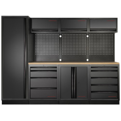 MOBILIARIO DE OFICINA MODULAR MULTIPLEX, 4 ELEMENTOS MOBILIO