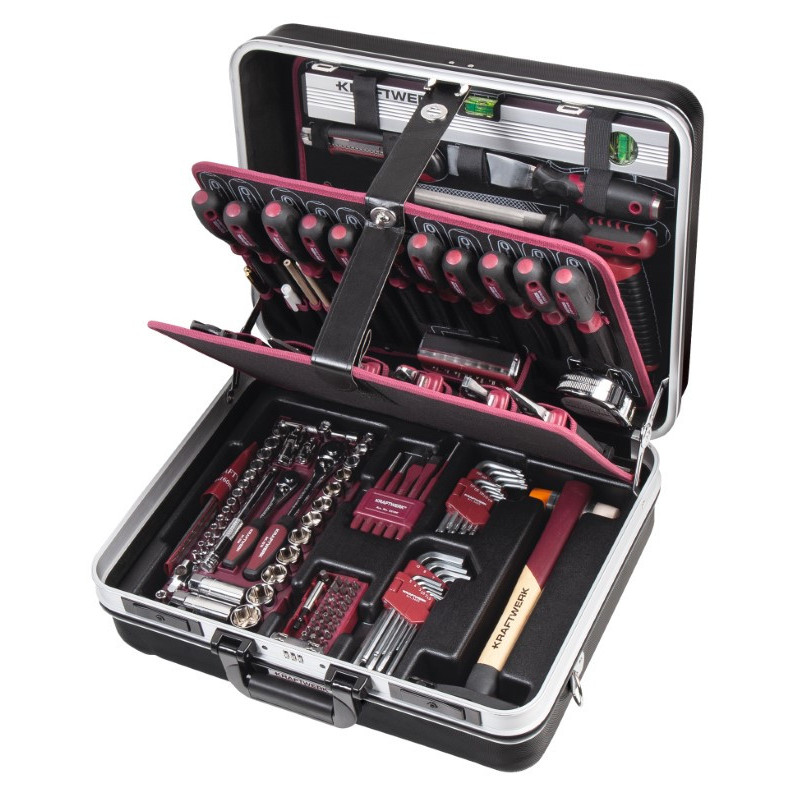 MALA FERRAMENTAS PROFISSIONAL, ABS, 185 PEÇAS