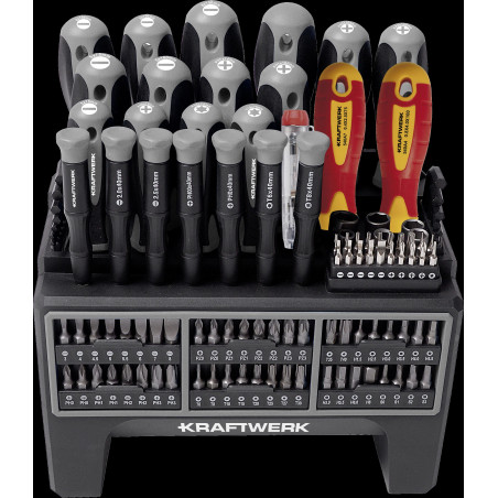 JOGO DE CHAVES DE PARAFUSOS E BITS 114 PEÇAS