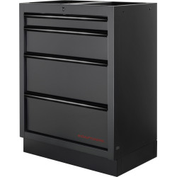 CONJUNTO MODULAR PARA OFICINA, 6 PEÇAS MOBILIO PRETO