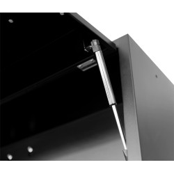 CONJUNTO MODULAR PARA OFICINA, 6 PEÇAS MOBILIO PRETO