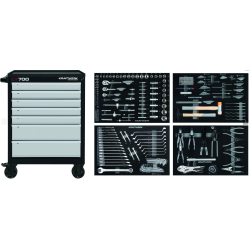 CARRO DE FERRAMENTAS LT LINE LT700, 7 GAVETAS, 194 PEÇAS